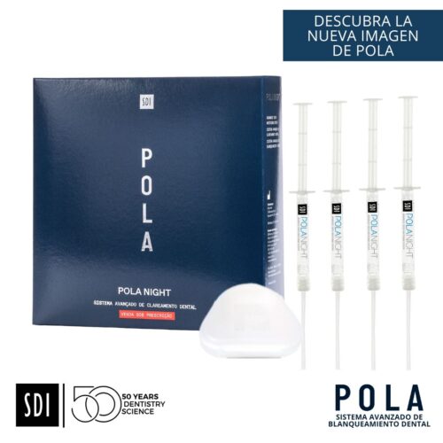 Kit Blanqueamiento 4 Jeringas 16% Pola Night - SDI