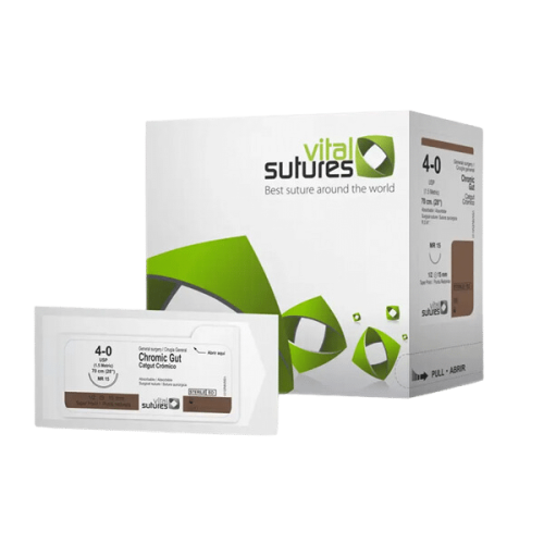 Sutura Catgut Crómico 36 Unid. - Vital Sutures