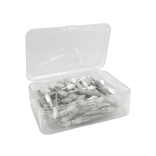 Escobilla de Nylon para contraángulo, unipenacho, en punta. Caja con 100 unidades