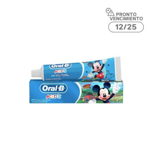 Pasta Dental Kids Minnie Anticaries Oral B Pronto Vencimiento 12 2025